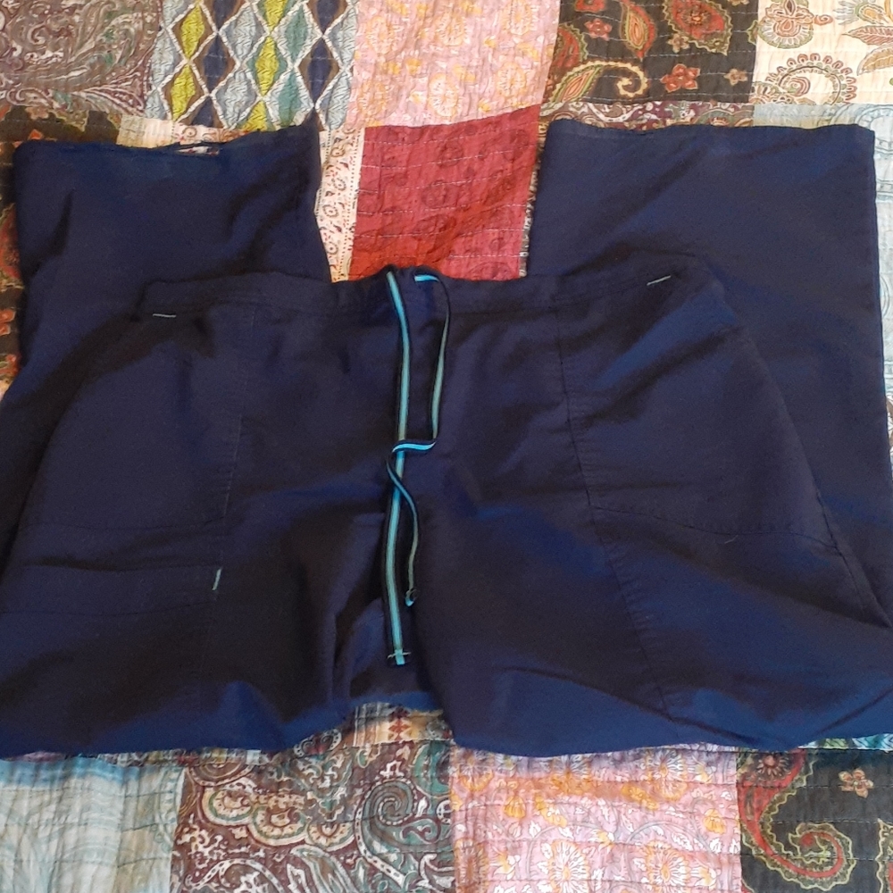 Navy scrub pants XL